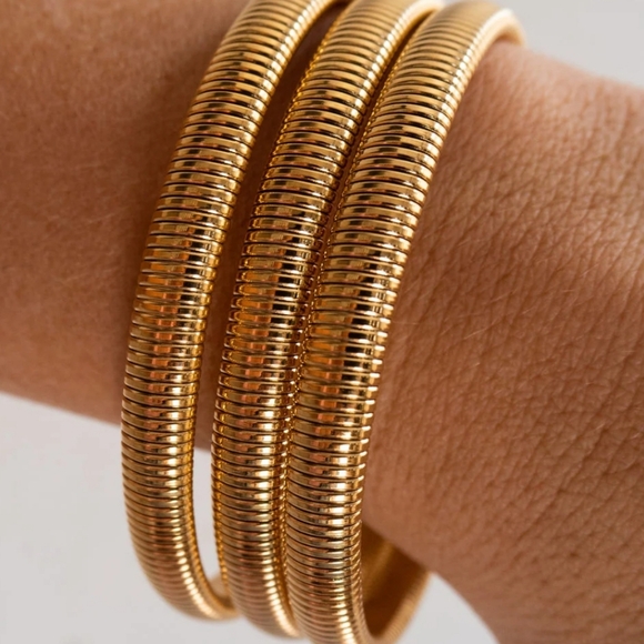 Flex bangle bracelet set of 3 - Picture 3 of 7